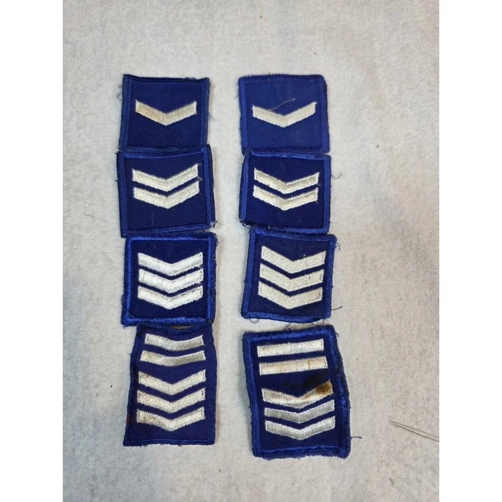 Set Of Civil Air Patrol Chevrons. Vintage Sew On Patches Us Military Air...